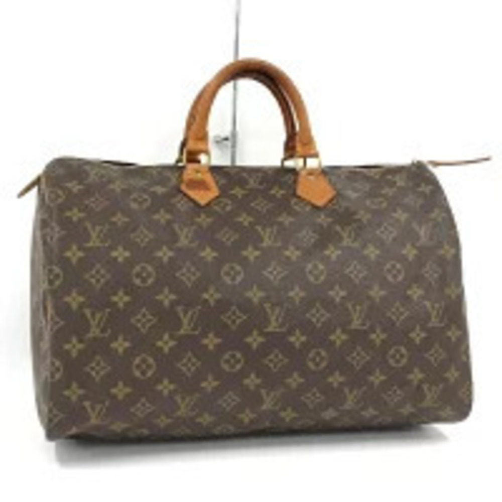 LOUIS VUITTON Boston Bag Speedy Brown Monogram